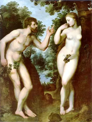 Adam and Eve by Peter Paul Rubens Oil Painting