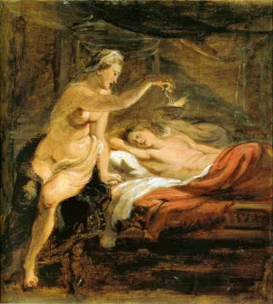 Amor and Psyche by Peter Paul Rubens Oil Painting