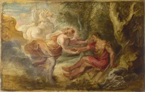 Aurora Abducting Cephalus by Peter Paul Rubens Oil Painting