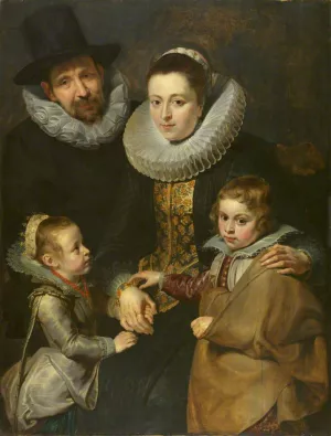 Family of Jan Brueghel the Elder by Peter Paul Rubens Oil Painting