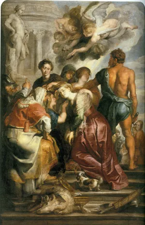 Martyrdom of St Catherine by Peter Paul Rubens Oil Painting