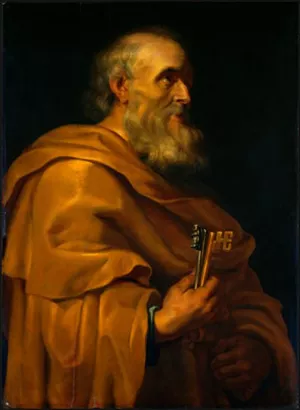 Saint Peter painting by Peter Paul Rubens