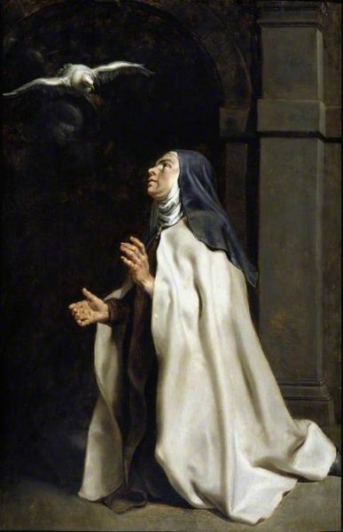 Teresa of Avila's Vision of the Dove by Peter Paul Rubens - Hand-Painted Oil Painting Reproduction