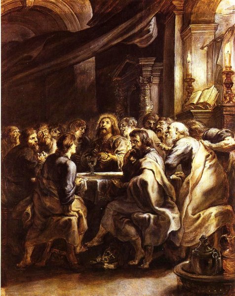 Main Product Photo of The Last Supper Painting by Peter Paul Rubens
