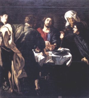 The Supper at Emmaus Oil painting by Peter Paul Rubens