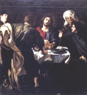 The Supper at Emmaus by Peter Paul Rubens Oil Painting