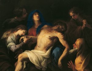 Beweinung Christi by Peter Strudel Oil Painting