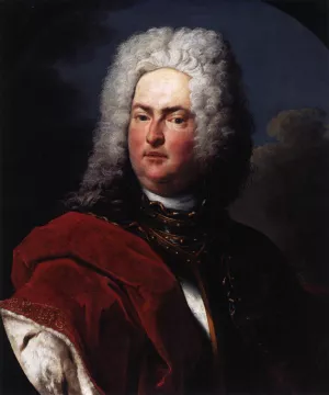 Prince Johann Adam Andreas I von Liechtenstein Oil painting by Peter Van Roy