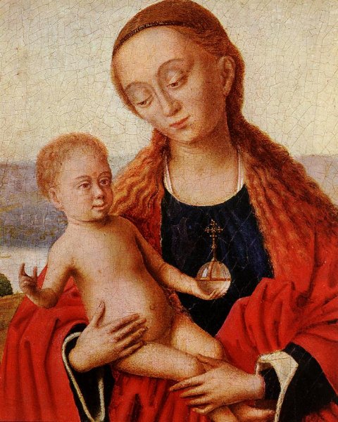 Madonna Detail by Petrus Christus - Hand-Painted Oil Painting Reproduction