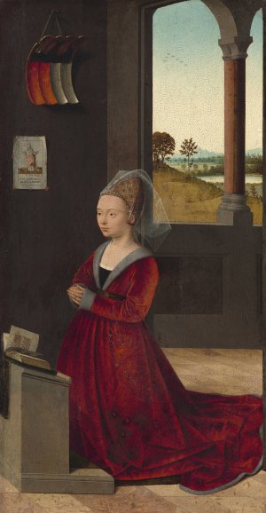 Portrait of a Female Donor by Petrus Christus Oil Painting