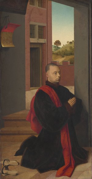Portrait of a Male Donor by Petrus Christus Oil Painting