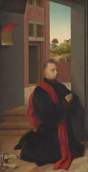 Portrait of a Male Donor by Petrus Christus Oil Painting