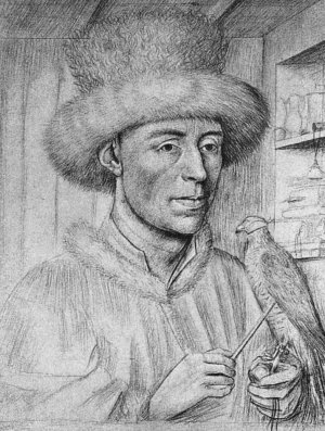 Portrait of a Man with a Falcon