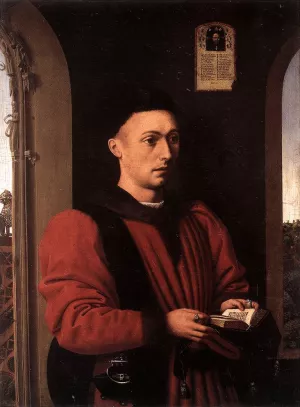 Portrait of a Young Man painting by Petrus Christus