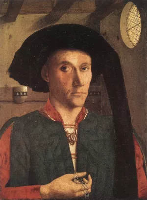 Portrait of Edward Grimston by Petrus Christus Oil Painting