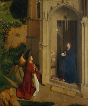 The Annunciation by Petrus Christus Oil Painting