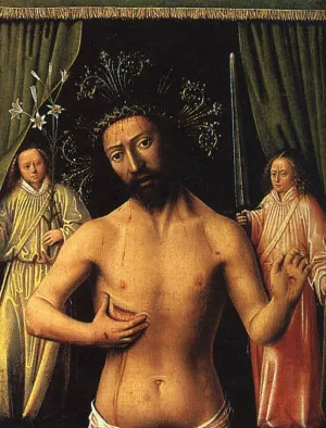 The Man of Sorrows painting by Petrus Christus