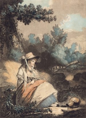 Pauvre Annette by Philibert-Louis Debucourt Oil Painting