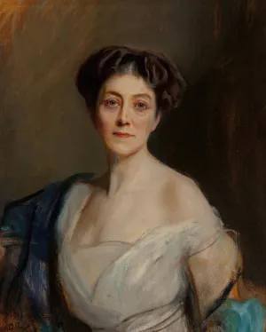 A Portrait of Caroline Lambart, Countess of Cavan by Philip Alexius De Laszlo Oil Painting