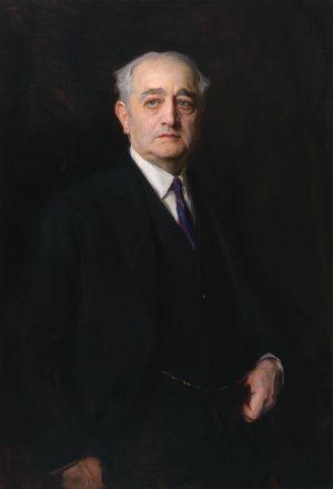 Adolph Simon Ochs by Philip Alexius De Laszlo Oil Painting