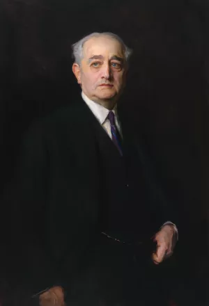 Adolph Simon Ochs by Philip Alexius De Laszlo Oil Painting