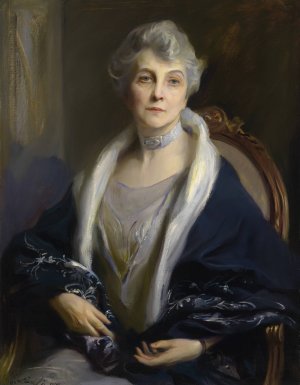 Clara Margaret Cook Kellogg by Philip Alexius De Laszlo Oil Painting