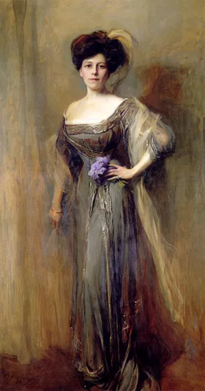 Condesa Meyendorff Oil painting by Philip Alexius De Laszlo