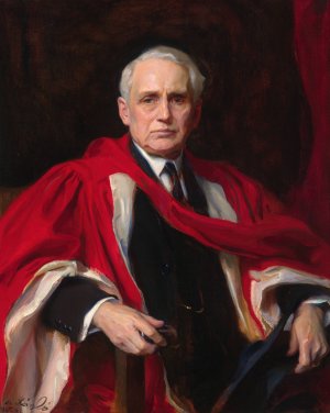 Frank Billings Kellogg by Philip Alexius De Laszlo Oil Painting