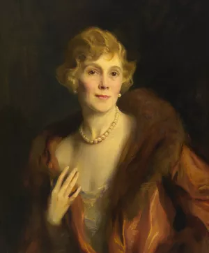 Pauline Morton Sabin by Philip Alexius De Laszlo Oil Painting