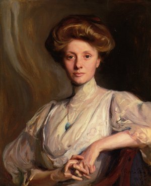 Portrait of Miss Faith Moore Seated