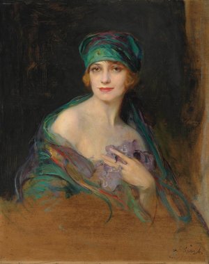 Portrait Of Princess Ruspoli, Duchess De Gramont by Philip Alexius De Laszlo Oil Painting