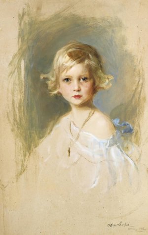 Princess Cecile Of Greece by Philip Alexius De Laszlo Oil Painting