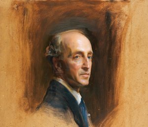 Study portrait of Baron Georg Franckenstein by Philip Alexius De Laszlo Oil Painting