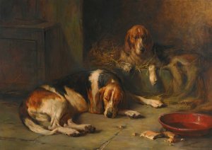Rest After Toil by Philip Eustace Stretton Oil Painting