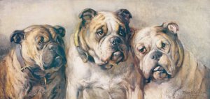 The Three Graces by Philip Eustace Stretton Oil Painting