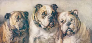 The Three Graces by Philip Eustace Stretton Oil Painting