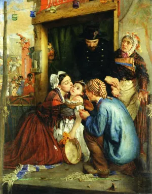 French Peasants Finding Their Stolen Child Oil painting by Philip Hermogenes Calderon