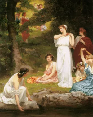 Joyous Summer by Philip Hermogenes Calderon - Oil Painting Reproduction