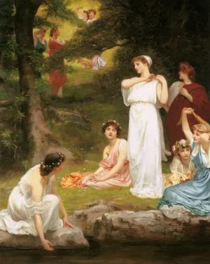 Joyous Summer by Philip Hermogenes Calderon Oil Painting