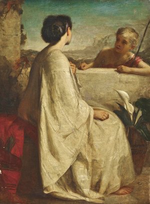 Mariana by Philip Hermogenes Calderon Oil Painting