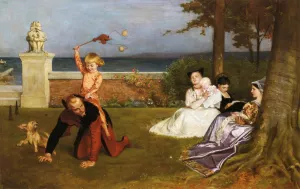 The Young Lord Hamlet by Philip Hermogenes Calderon - Oil Painting Reproduction