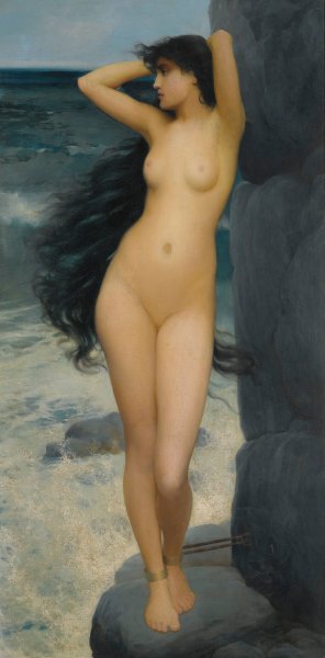 Andromeda by Philip John Thornhill Oil Painting
