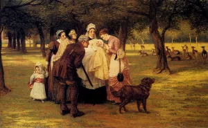 His Lordship by Philip Richard Morris Oil Painting