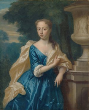 Justina Johanna Ramskrammer by Philip Van Dijk Oil Painting