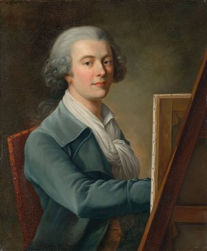Selbstbildnis by Philipp Friedrich Von Hetsch Oil Painting