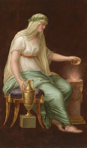 Vestalin by Philipp Friedrich Von Hetsch Oil Painting