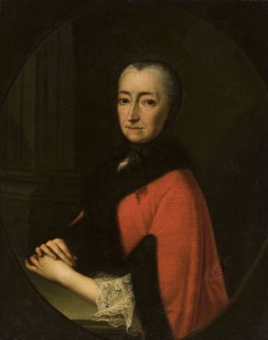 Portrait of count Anna Francesca Theresa by Philipp Haller Oil Painting
