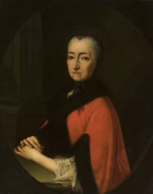 Portrait of count Anna Francesca Theresa by Philipp Haller Oil Painting