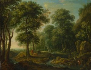 Clearance at the Skirts of a Forest by Philipp Hieronymus Brinckmann Oil Painting