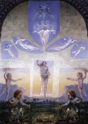 The Great Morning painting by Philipp Otto Runge